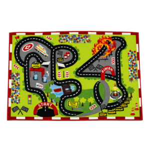 Tappeto bambino "Pista da corsa"