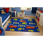 Tappeto bambino "macchinine" 100 cm x 150 cm