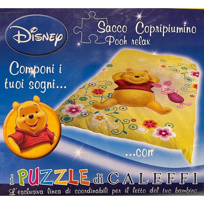 Sacco Copripiumino Singolo - Pooh Relax