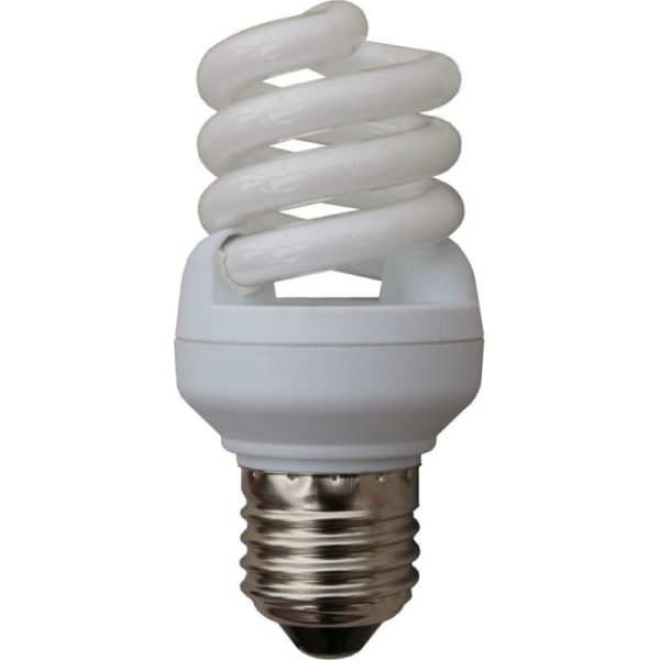 11w_e27 Lampadina basso consumo a spirale risparmio energetico 11Watt E27 luce calda-0