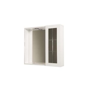 Specchiera da bagno un anta con vetro - immagine 1