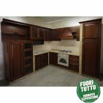 Cucina in muratura ciliegio