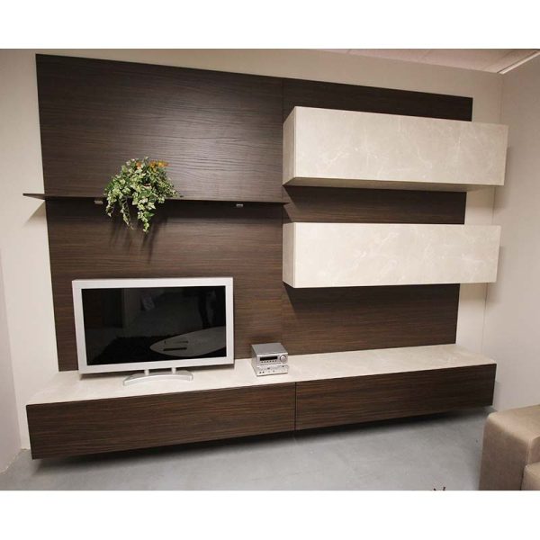 Parete Soggiorno Teak