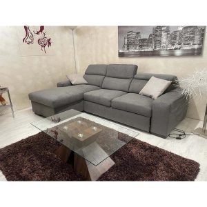 Divano Primus con penisola e letto
