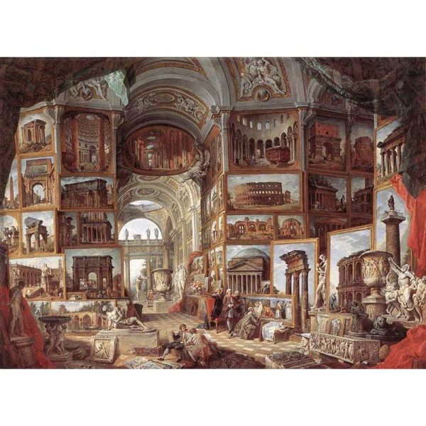 Veduta di Roma Antica di Pannini - Puzzle 1000 pezzi