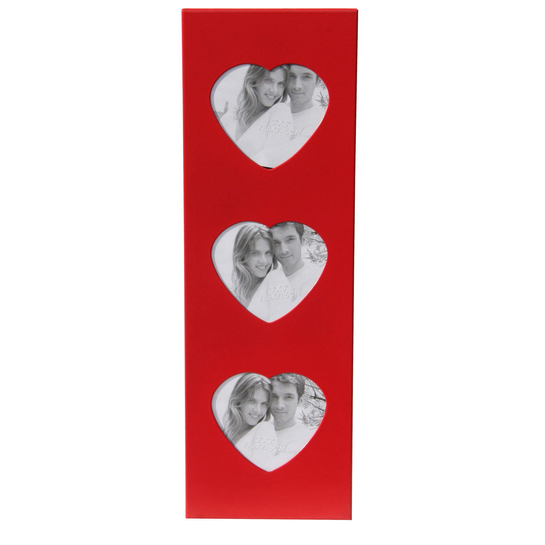 cornice Love con tre spazi portafoto