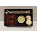 Set incenso con candele profumate