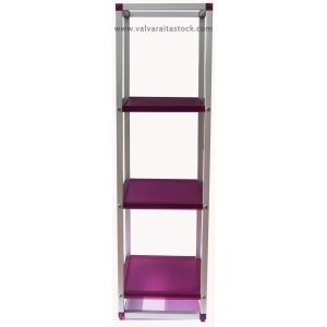 porta cd viola in plastica colorata