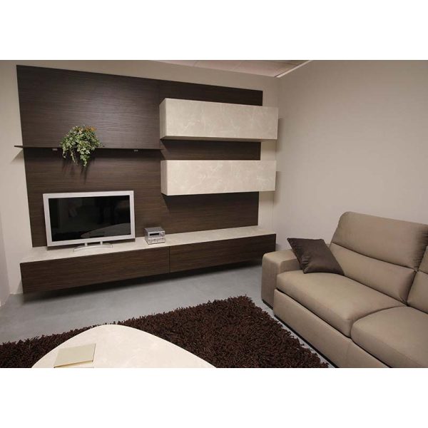 sala-sito Parete Soggiorno Teak