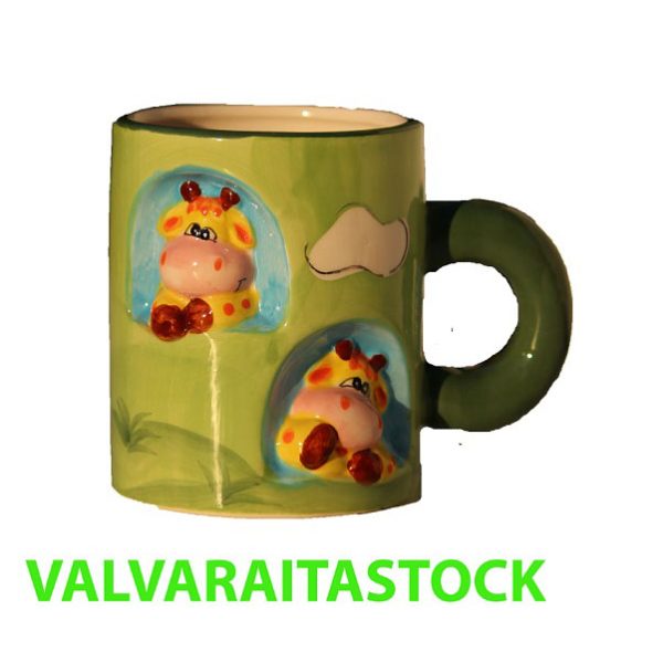 tazza-leone-verde tazza per colazione giraffa