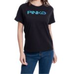 T-Shirt Pinko Nero olografica
