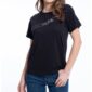 T-Shirt Pinko Nero con Brillantini